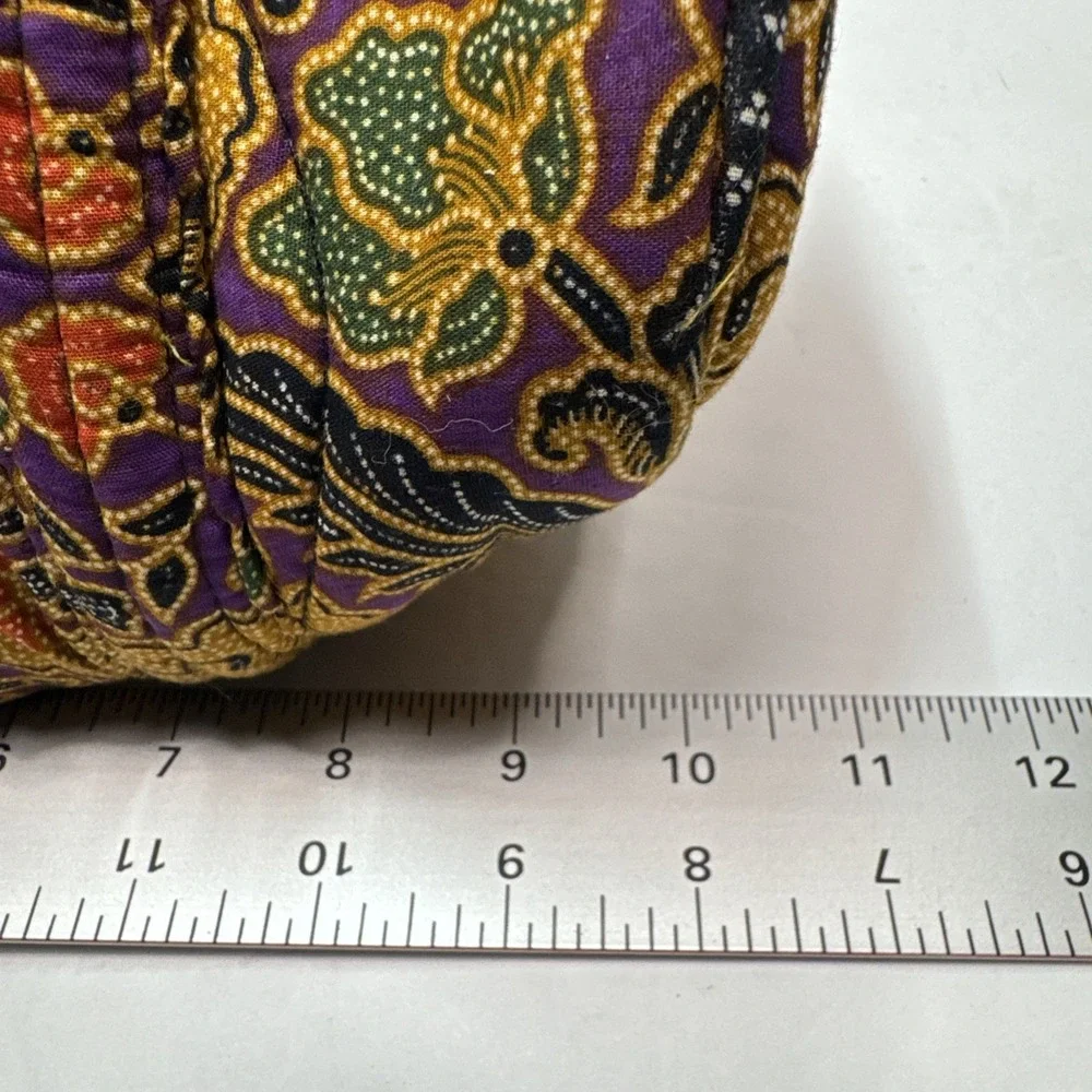 Isadora Fashions Indonesia Handbag Mini Duffel Purse Quilted 100% Cotton